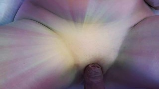 BIG ASS LATINA riding 12 inch dildo and getting fucked hard