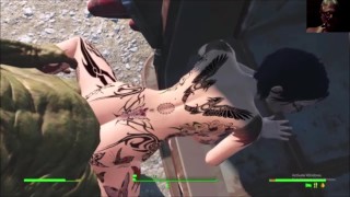Tatooed MILF Fucked Dogstyle In Van by Big Dick Mutant Until Orgasm | 3D Sex Animation Fallout 4