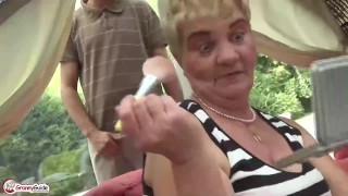 74 years old grandma needs rough