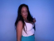 Preview 2 of VENEZUELAN GIRL IN THE SUPERMARKET AND THEN GOES TO HER FRIEND'S APARTMENT FOR A VERY HOT DANCE