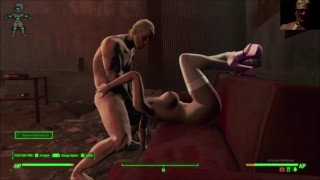 Stuck Up Her ASS she gives Deepthroat Blowjob Swallow for Emergency Anal Probe | Fallout 4 Sex Mods