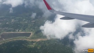 Teddy Tarantino & Sisi Rose Fucking & Squirting in a Plane ! 10,000 Feet in the Air ! Mile High Club