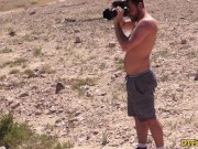 Preview 4 of DTFSluts - Las Vegas Desert ORGY with James Deen
