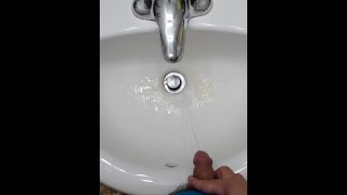 Pissing in the sink