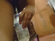 Preview 3 of Pissing into my water bottle hardly.. මම උදෙන්ම බෝතලේකට සැර චූ පාරක් විද්ද 💦💦💦💧💧💧💧💧💧💧💧💧