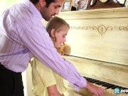 Preview 2 of Teen Hannah Hays Fucks Her Piano Instructor