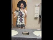 Preview 1 of NSFW TIKTOK CHALLENGE: GET NAKED IN COLLEGE CAMPUS BATHROOM - Boba Bitch