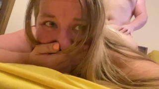 I film myself while a stranger from Tinder fucking me in all holes