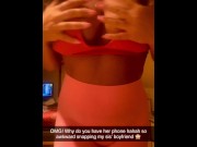 Preview 1 of Sexting my sisters boyfriend on Snapchat by accident… I fuck myself and squirt for him
