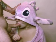 Preview 6 of Stepsister doing Blowjob in cute blanket by PijamaDoll