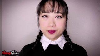 Wednesday Cosplay -ASMR- Secretly Loves Your Cock