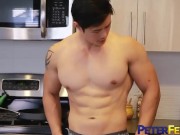 Preview 1 of PETERFEVER Muscular Jock Peter Le Masturbates His Dick Solo