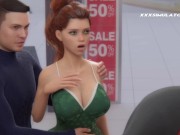 Preview 5 of Sexy Redhead ANAL Creampie BBC // 3D Animation 1080p