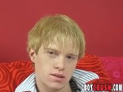 Preview 4 of Blond twink Niki Culkin mastrubates solo after interview