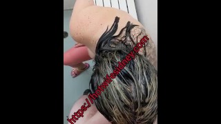 Slut wife getting bred in public shower //older onlyfans video