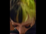 Preview 2 of Goth bbw hungry for a mouthfull