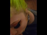Preview 3 of Goth bbw hungry for a mouthfull