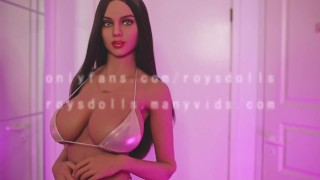 Sex Doll Alina Fucked in pink bikini - Teaser