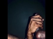 Preview 4 of BBLD🍆Dino2xFreaky💪🏾🤷🏾‍♂️stroking his Big Dick🍆Watch👀