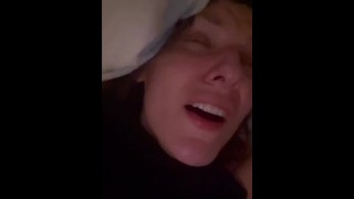 Masturbation, 10 minutes moaning and fingering pussy with 2 fingers until orgasm