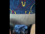 Preview 5 of Cute and Naughty Girl Flashes at the Bus