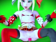 Preview 6 of 3D cartoon Henri Harley Gwen anal prolapse gape Quinn Tennyson close up rose bud wrecked ass DC mult