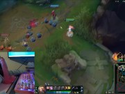 Preview 3 of Slutty egirl does Seraphine healslut challenge  on league of legends