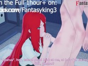 Preview 4 of Kushina Uzumaki & Sarada Uchiha Love Triangle Part 3 | Sarada looks Kushina Fucking |Full on Patreon