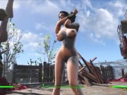 Preview 3 of To Big to Deepthroat Hard Rough Angrily Fucked Instead|Fallout 4 3D Animated Sex Mod