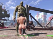 Preview 6 of To Big to Deepthroat Hard Rough Angrily Fucked Instead|Fallout 4 3D Animated Sex Mod