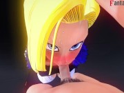 Preview 2 of Dragon Ball Zex | Part 2 | Android 18 distracting Gohan whit sex | Full movie on Patreon