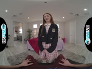 Preview 6 of Cute Schoolgirl Gets Creamed By Fat Cock In VR PORN