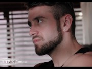 Preview 4 of Criminal Dante Colle Gives It HARD to Police Officer Ethan Sinns - DisruptiveFilms