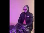 Preview 6 of Nice Halloween Fuck in Shiny Puffy Down Jacket