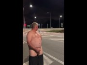 Preview 2 of Naked wanking in the street  cum everywhere