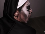 Preview 6 of "the nun 4" cum in all my holes and I will absolve you from your sins - 3 consecutive cumshots - ITA