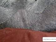 Preview 3 of Squirting in my grey leggings after workout