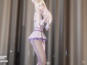 Preview 3 of [MMD] AOA - Heart Attack Ahri Sexy Kpop Dance League of Legends Uncensored Hentai 4K 60FPS