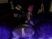 Preview 3 of POV: You died and your witchy gf can't live without your cock