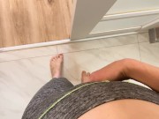 Preview 1 of Step Mom Caught Step Son Jek off and Brazenly Sucked and Fucked Him - Russian Amateur with Dialogue