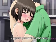 Preview 1 of Busty School Girl & Young Businessman • HENTAI Train XXX Story