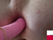 Preview 3 of Dildo fun and gape small polish ass