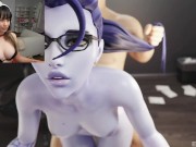 Preview 6 of Job Interview Widowmaker Overwatch Hentai 😰If only getting a job was this easy...