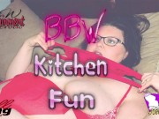 Preview 3 of BBW Step Mom Gets her pussy licked in the Kitchen
