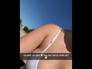 Preview 4 of Boyfriend cheats on his girlfriend with her best friend on Snapchat while on vacation