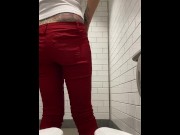 Preview 1 of Dirty Piss Slut in bathroom stall