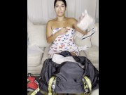 Preview 3 of Brazzers try on haul: Bikini, lingerie, etc with Big Ass - Pakistani Jasmine Sherni