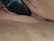 Preview 3 of I Use His Cum as Lube (Wet Pussy Noises & Real Orgasm)