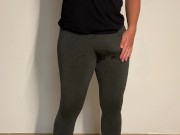 Preview 3 of No hands cumshot in tight pants