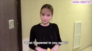 Dette er en utilgængelig video om en smuk russisk pige